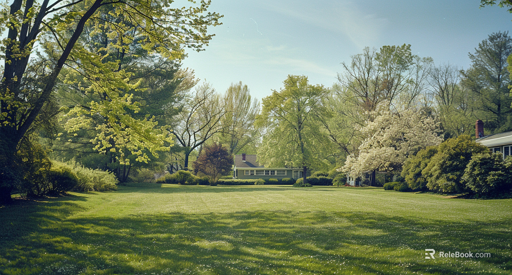 Park Forest Lawn Exterior texture