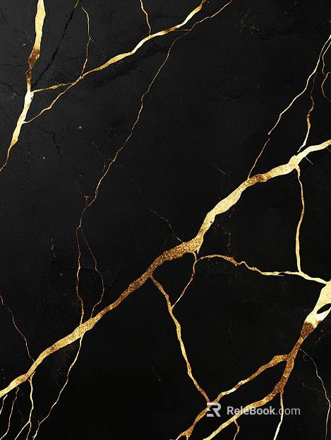 Black Golden Flower Marble texture