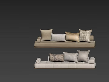 Modern light gray fabric sofa set texture (ID:ffaeh577811)