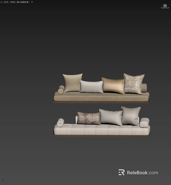 Modern light gray fabric sofa set texture