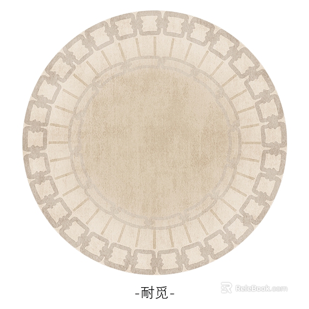 Round carpet texture