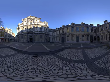 European City Street Sunny Day HDR texture (ID:ffabg56551)