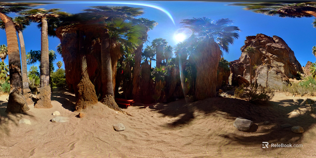HDR outdoor desert clear sky texture