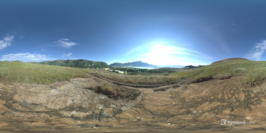 outdoor mountains daytime hdr texture