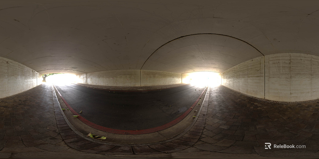 Indoor Road Tunnel HDR texture