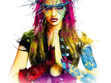 figure painting texture (ID:ffacg10081)