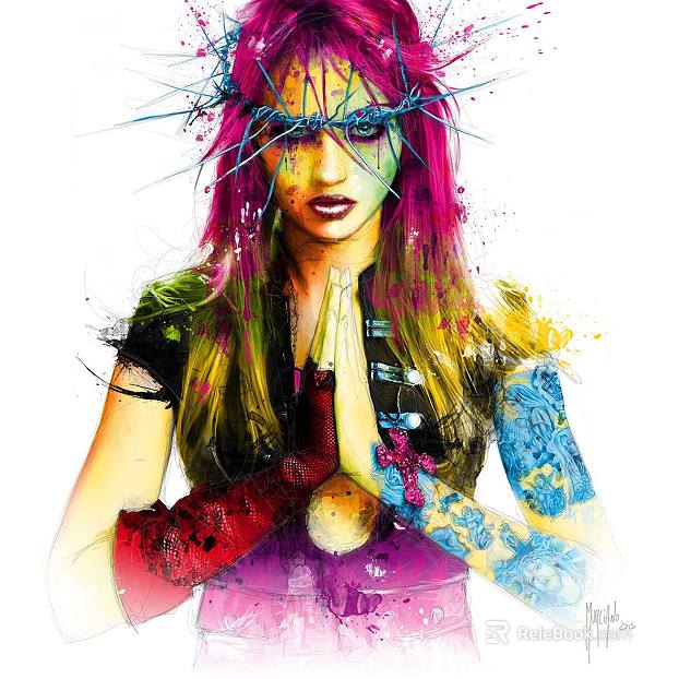 figure painting texture