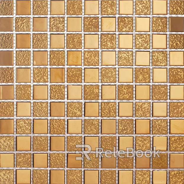 metal mosaic texture