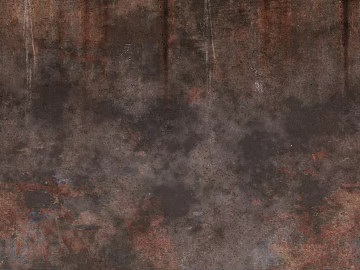 Dark brown rust old metal plate industrial wall texture (ID:ffaeh910274)