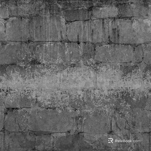 Grey old brick wall building wall texture