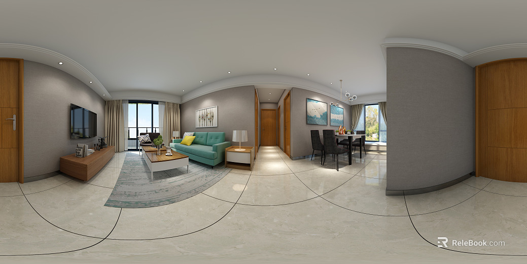 Modern Apartment Environment HDR texture