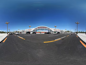 HDR city road traffic panorama texture (ID:ffach943103)