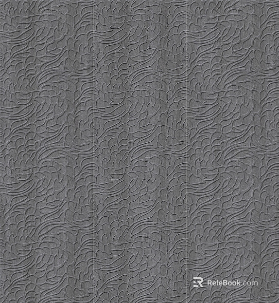 French carved wood dark gray clapboard rock slab texture