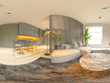 Indoor HDR Living Room Dining Room Guest Dining Room texture (ID:ffaeh965482)