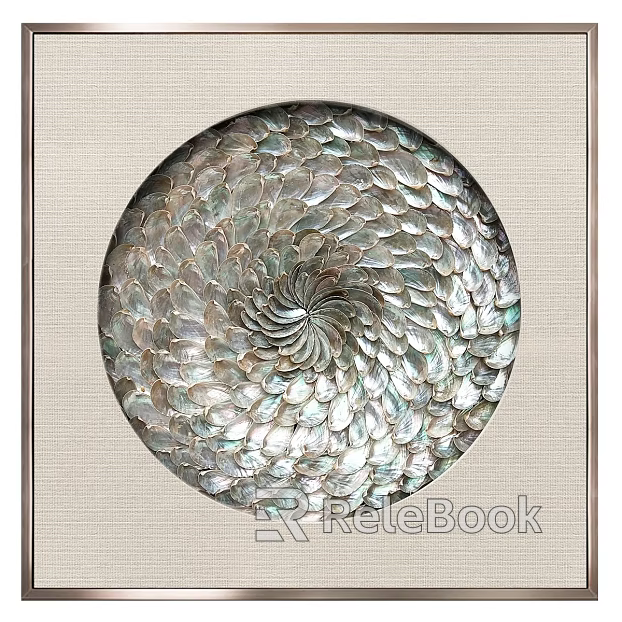 three-dimensional physical painting texture