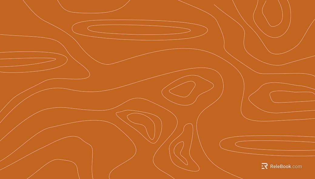 Orange abstract curve decorative painting texture
