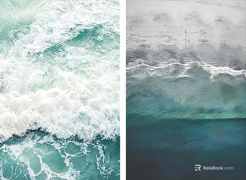 landscape painting texture