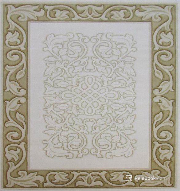 Rice white European pattern wallpaper background wall texture