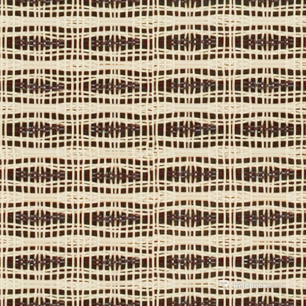 Rice Brown Plaid Woven Fabric texture