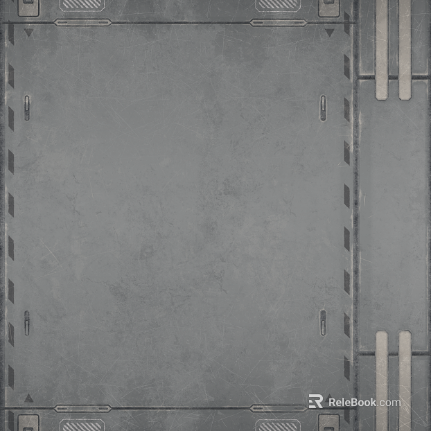 Industrial wind gray old metal panel texture