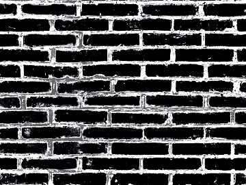 Black and white brick wall, interior and exterior wall surfaces. texture (ID:ffaeh899689)