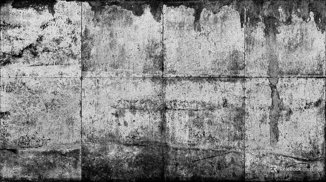 Industrial-style gray cement wall texture