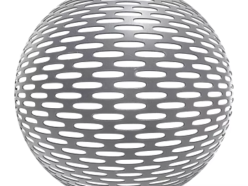 Perforated Plate Metal PBR texture (ID:ffach835681)