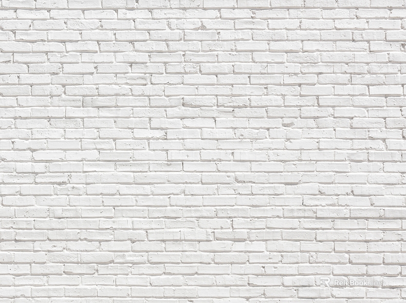 Brick wall white strip brick finish white seam texture