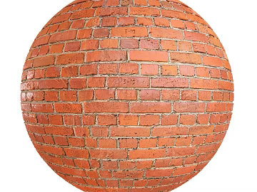 Brick wall PBR 3d model