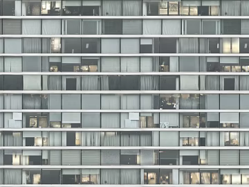 Modern gray building glass curtain wall texture (ID:ffaeh942439)