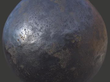 Do old metal PBR texture (ID:ffach916351)