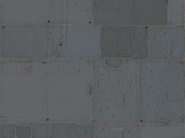 Industrial wind gray metal circuit board wall decoration texture (ID:ffaeh462779)