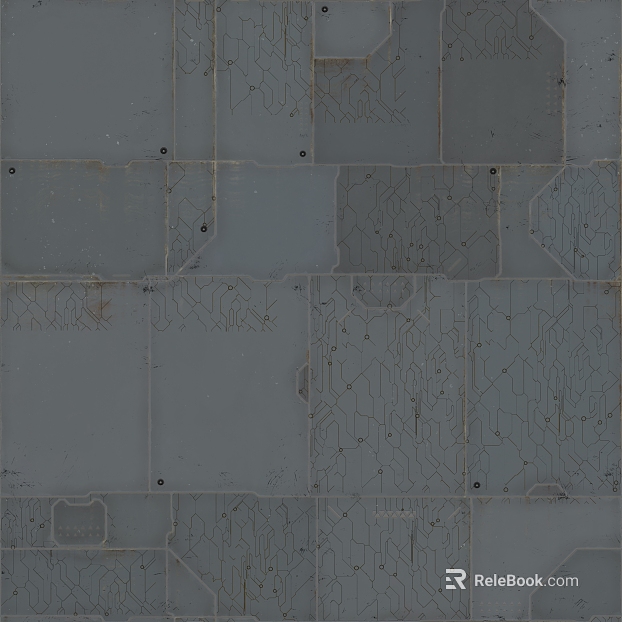 Industrial wind gray metal circuit board wall decoration texture
