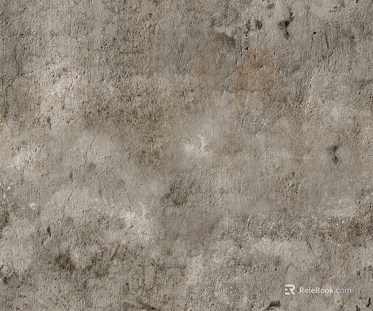 Gray cement-textured wall and floor texture texture