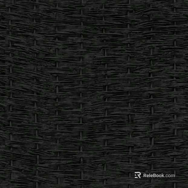Black woven rattan furniture finish texture
