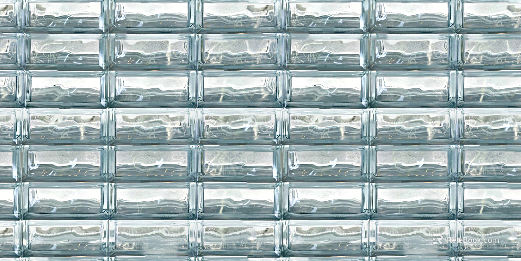 Art glass brick texture