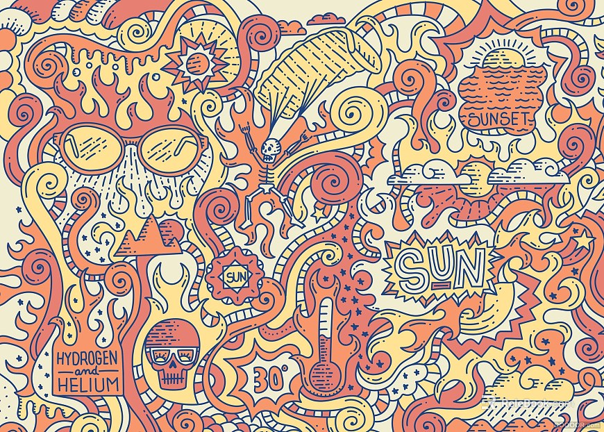 cartoon painting texture