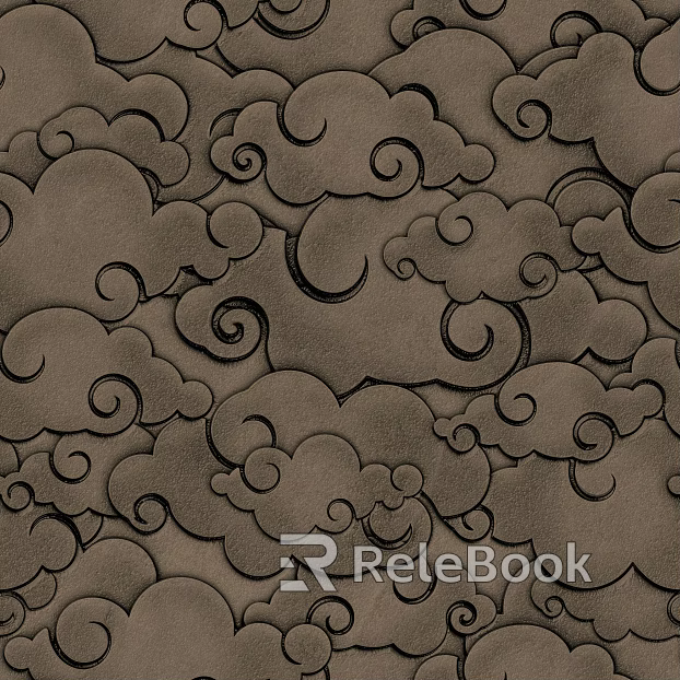 Embossed Metal Xiangyun Water Ripple texture