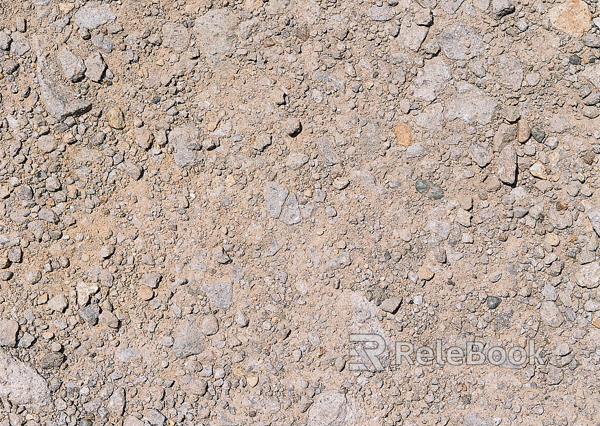 A gritty, textured image of gravel, showcasing small stones and pebbles in various shades of gray and brown, set against a backdrop of what appears to be a concrete or asphalt surface.