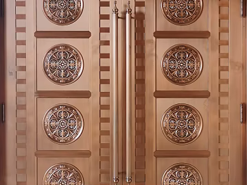 Metal door texture (ID:ffajg56049)