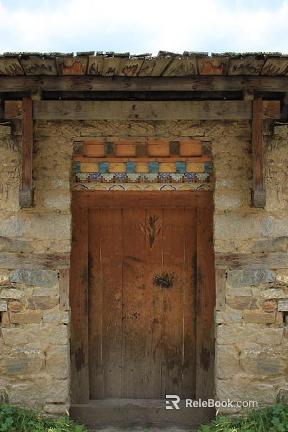 Wooden door texture