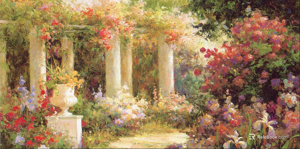 Western Master Decorative Painting texture