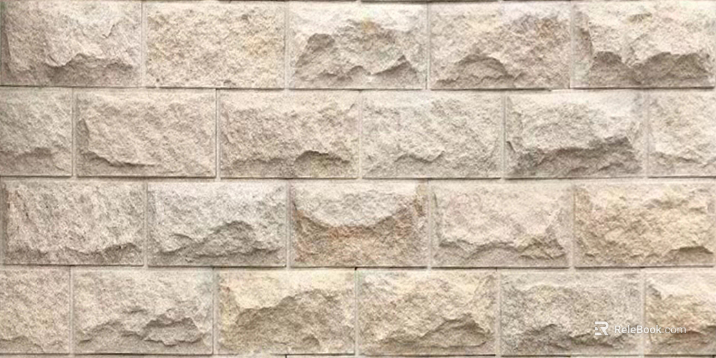 Brick wall light color concave convex culture stone wall brick texture