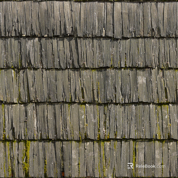 Taupe dilapidated shingle roof pavement texture