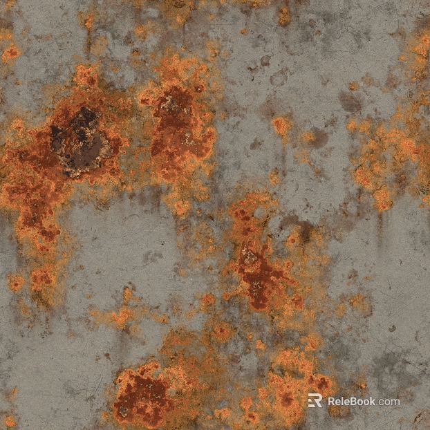 dirty old rusty metal texture