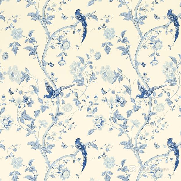 Flora Pattern Wall Cloth Wallpaper Wallpaper Fabric texture
