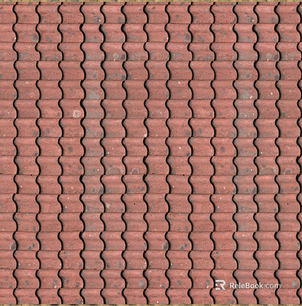 Clay Tile Roof Tile Chinese Tile Red Tile Red Roof Tile texture