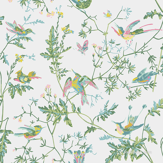 Chinese flower and bird painting texture