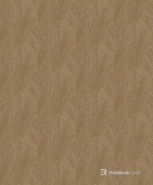 Curry color pattern wallpaper living room background wall texture
