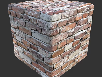 Brick wall PBR texture (ID:ffach210781)